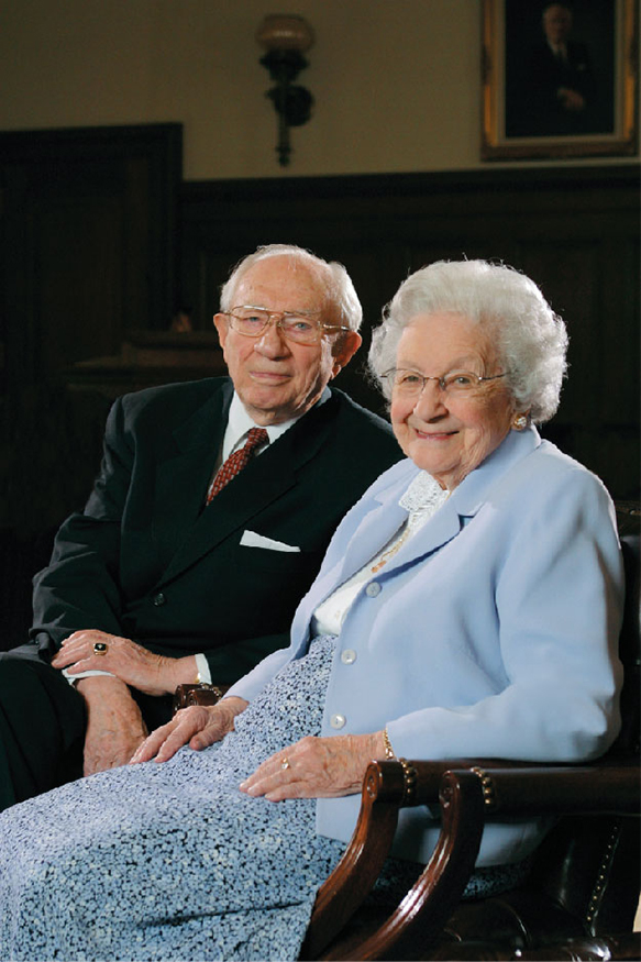 President Gordon B. Hinckley and Sister Marjorie Peay Hinckley