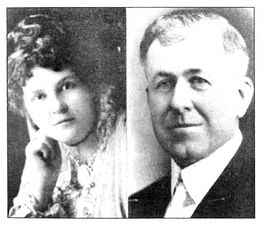 Mission president Joseph E. Robinson and his wife Minnie