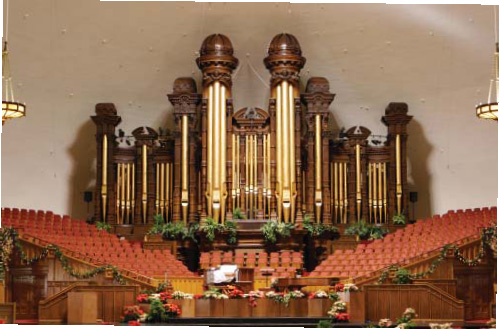 Current organ in the Tabernacle