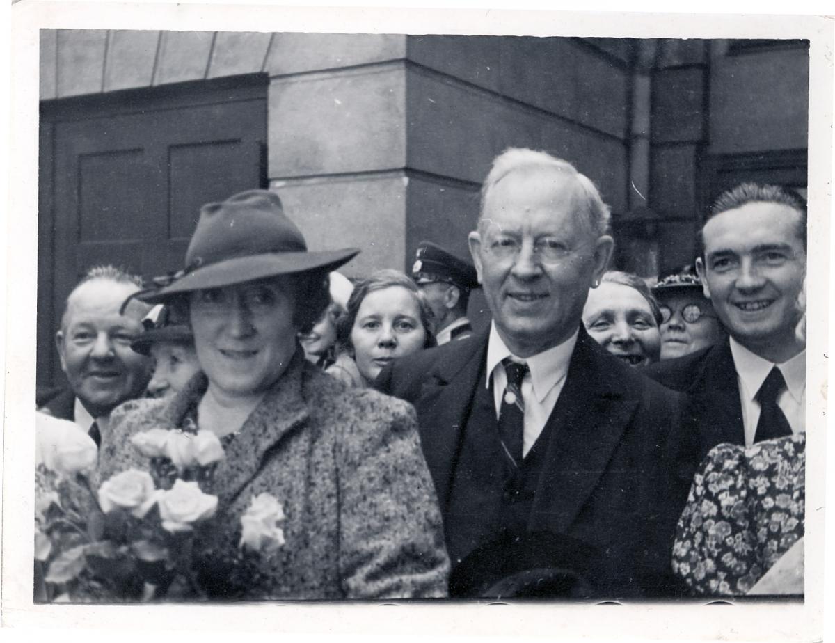 Elder Joseph Fielding Smith and his wife, Jesse Evans Smith