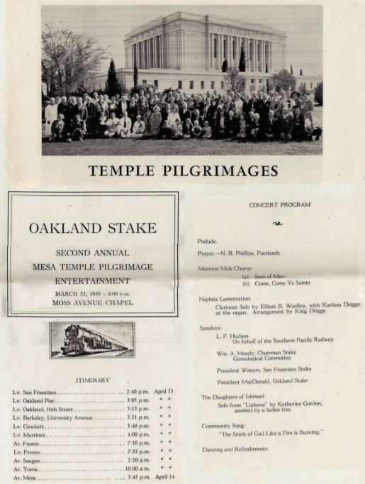 Temple Pilgrimage Flyer