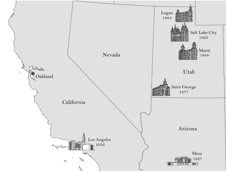 Temples in Western United States