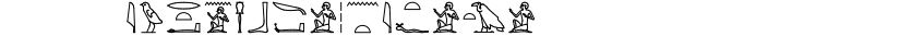 hieroglyphics Book of the Dead Chapter 52, 5