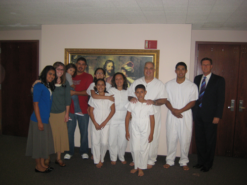 Group Photo at a Baptism