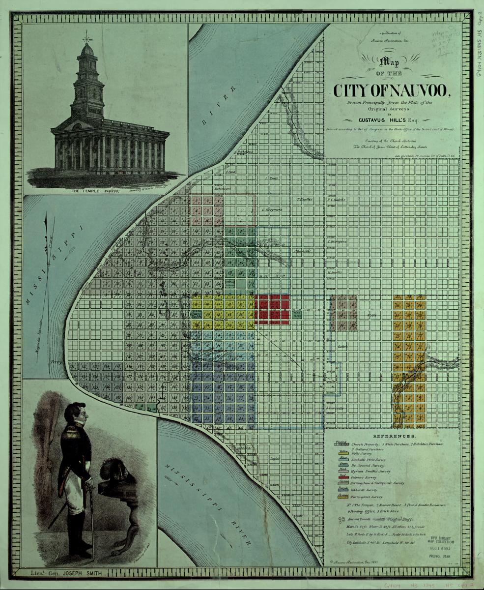 Map of the City of Nauvoo