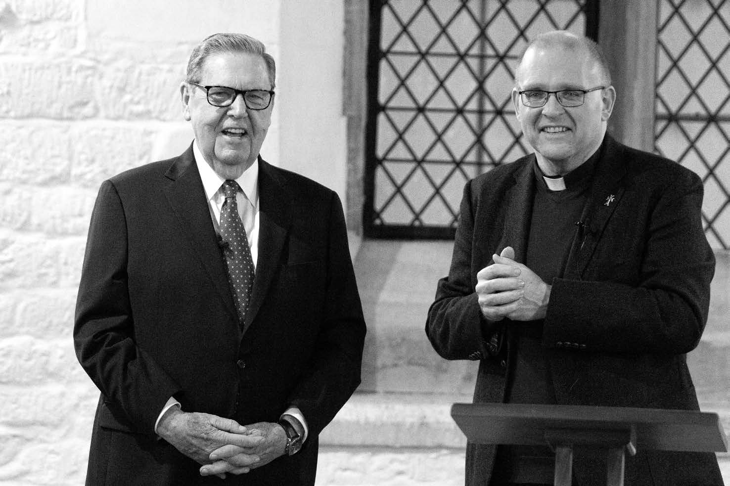 Reverend Dr. Andrew Teal and Elder Jeffrey R. Holland