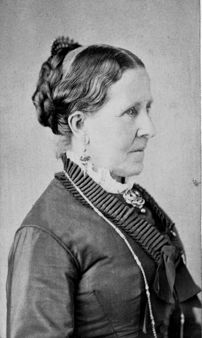 The first wife of electioneer Franklin D. Richards, Jane Snyder was humble and courageous in undertaking plural marriage. Photo ca. 1873 by J. Hoffman courtesy of Church History Library. © IRI. Used by permission.