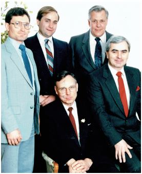 several men in suits and ties