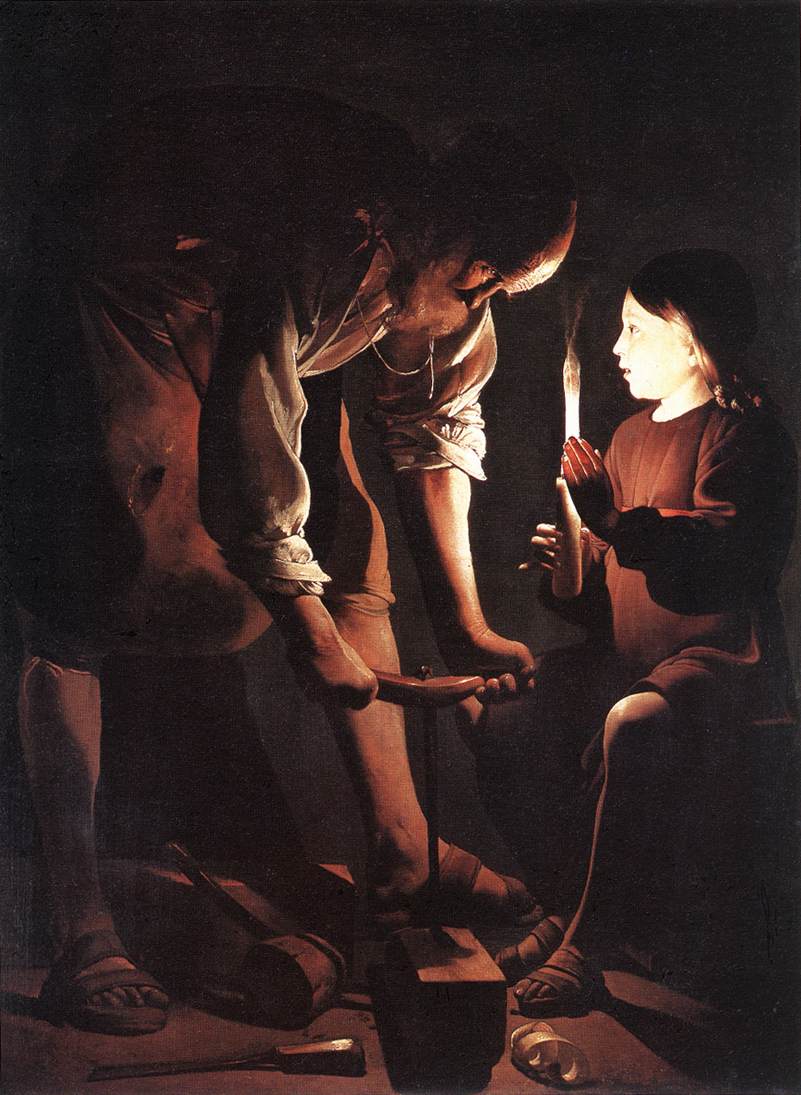 "Christ with St. Joseph in the Carpenter's Shop"