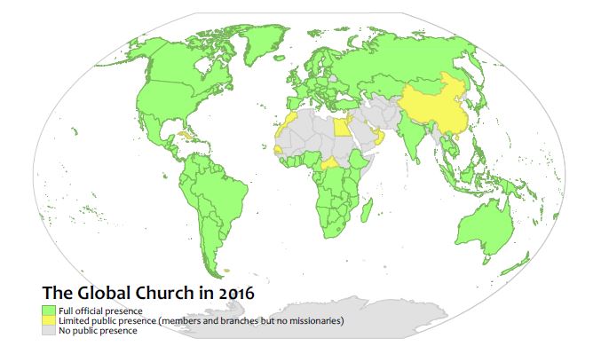 graph of the global church