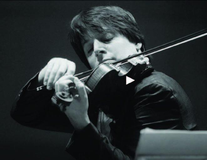 Joshua Bell; uno de los más consumados músicos del mundo.