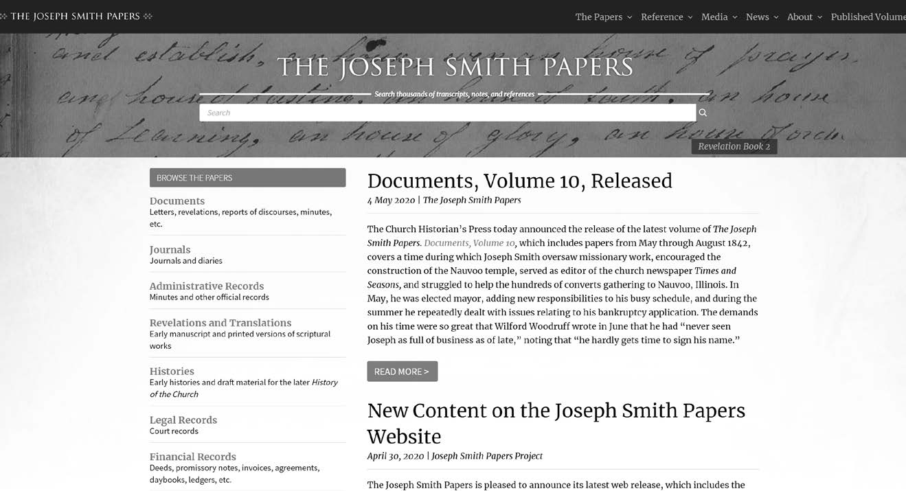 The Joseph Smith Papers website.