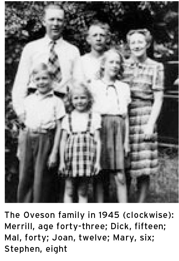 The Oveson Family in 1945
