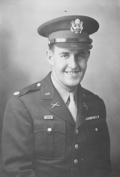 portrait of lieutenant colonel robert g davey in uniform