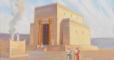 Illustration of the temple of Zerubbabel
