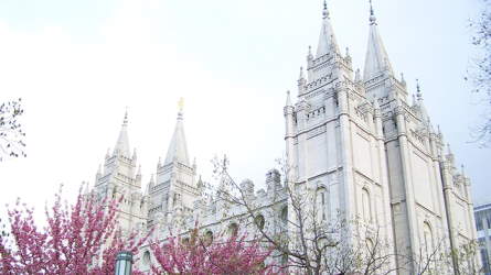 Spires of the Salt Lake City Temple