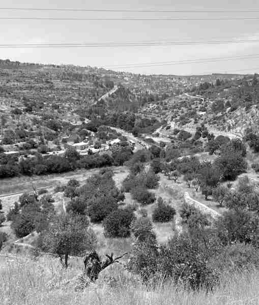 photo of the Refaim Valley today