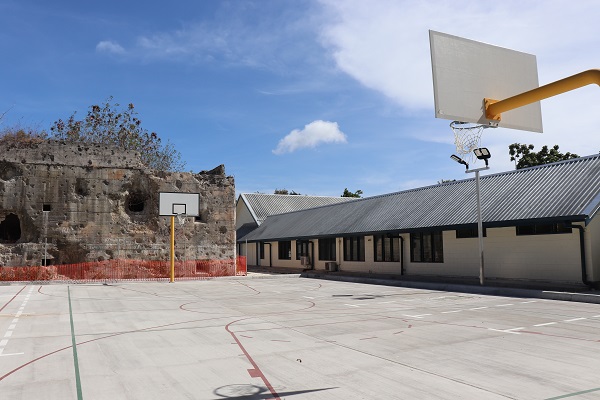 A modern Church building on Tarawa