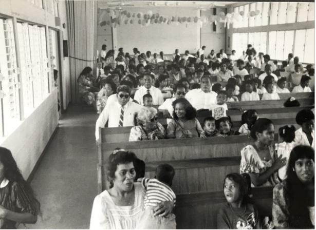 LDS Congregation in Delap Chapel