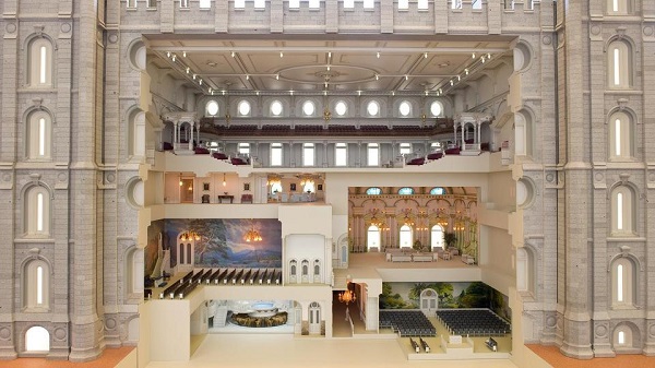 cutaway model of the salt lake temple