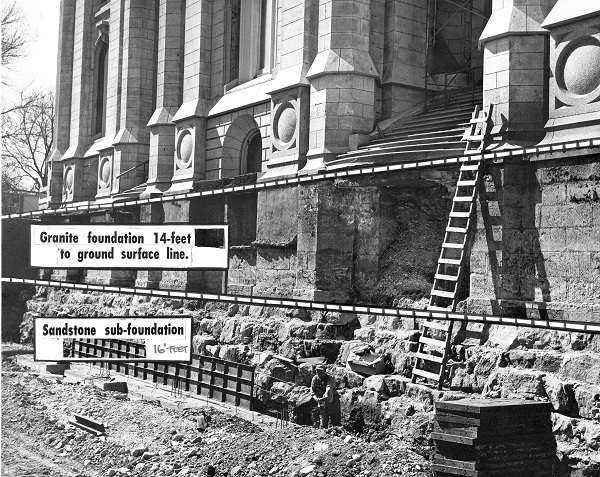 foundations of the salt lake temple