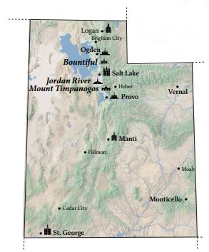 Utah's large temples up to 1990s