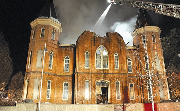 Provo tabernacle fire