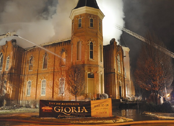 Provo tabernacle fire