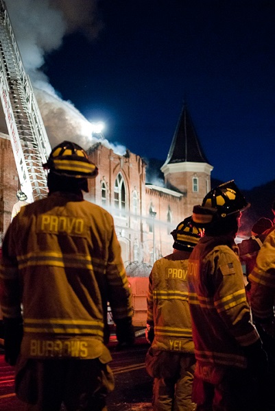 Provo tabernacle firemen