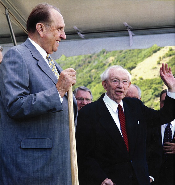 draper groundbreaking, monson, hinckley