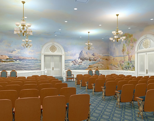 rendering of the creation room, salt lake temple