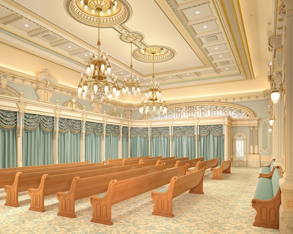 interior rendering of the salt lake veil room