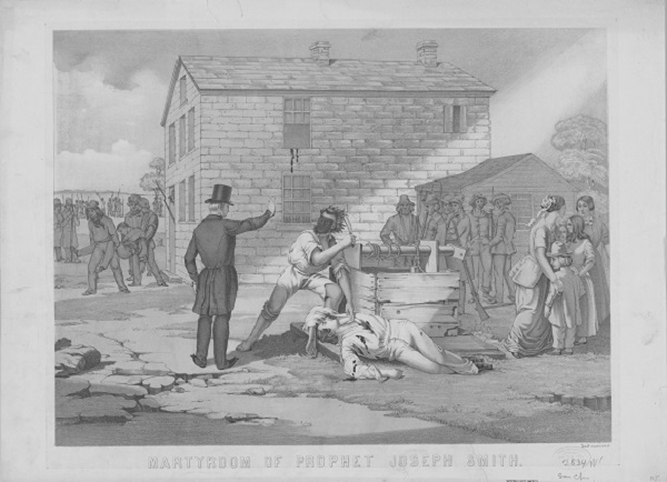 print dramatizing the murder of joseph smith