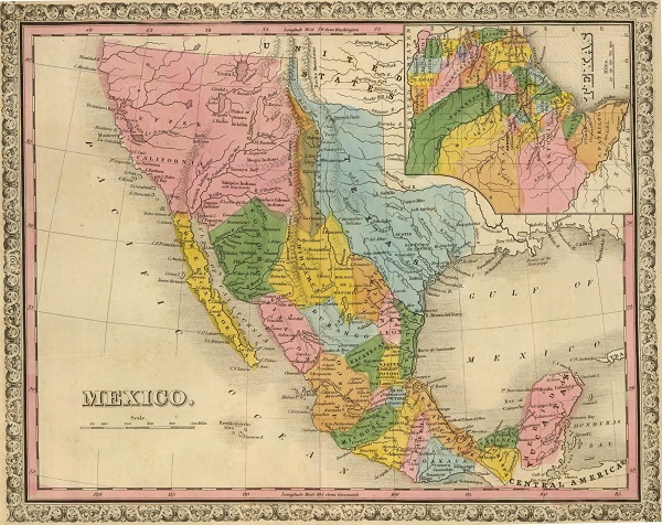 map of mexico