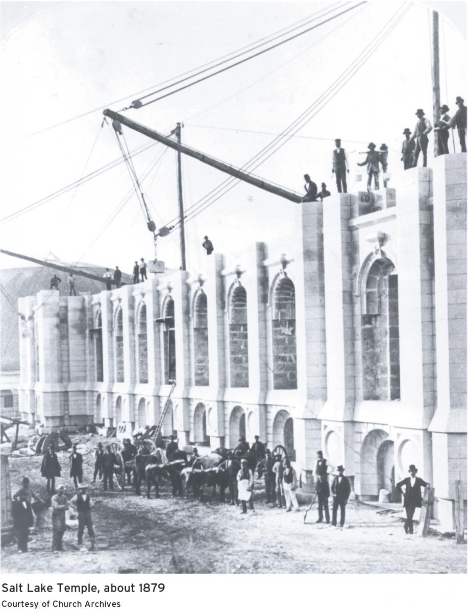 "Construction of Salt Lake Temple"