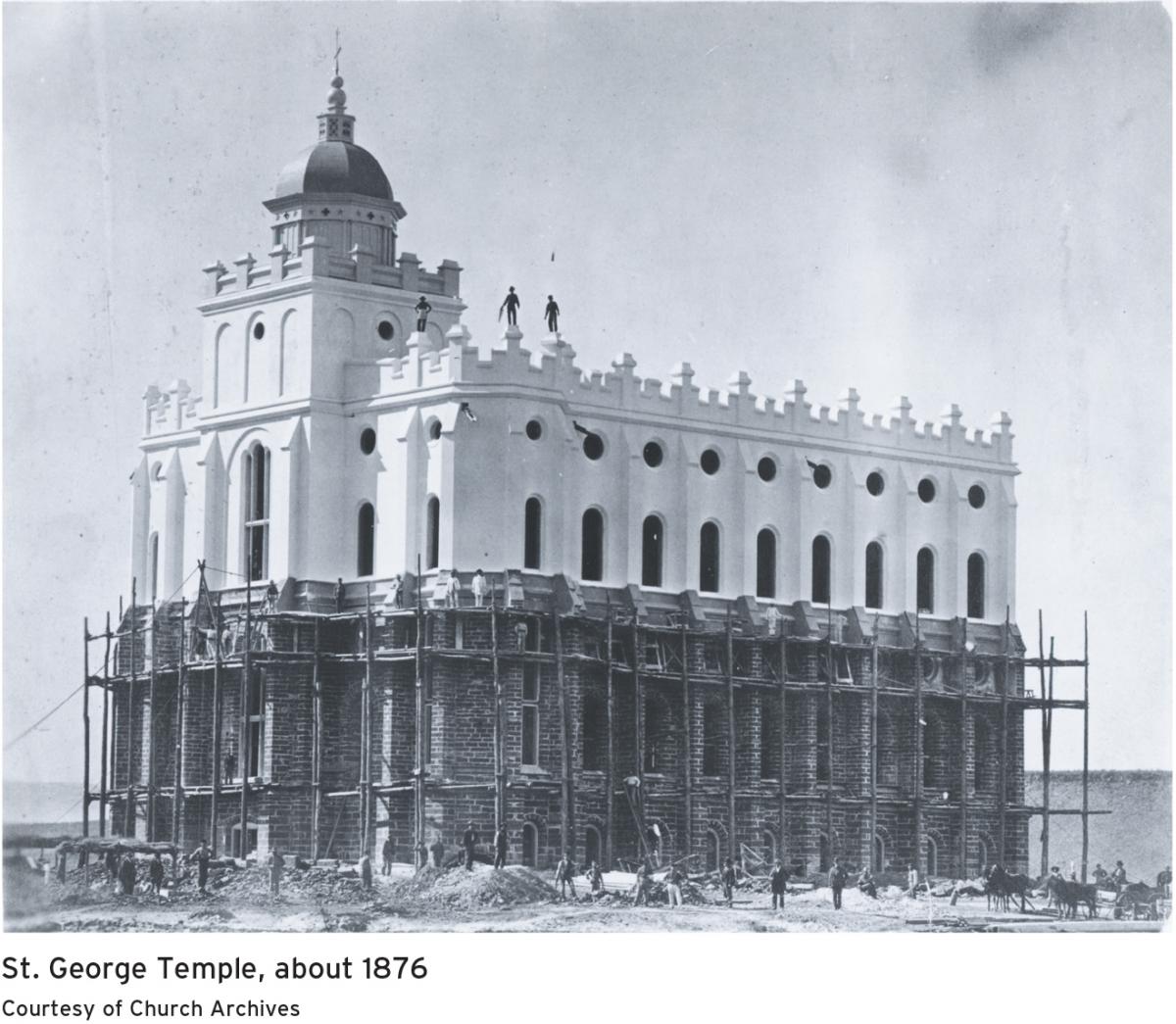 "St. George Temple under construction, 1876"