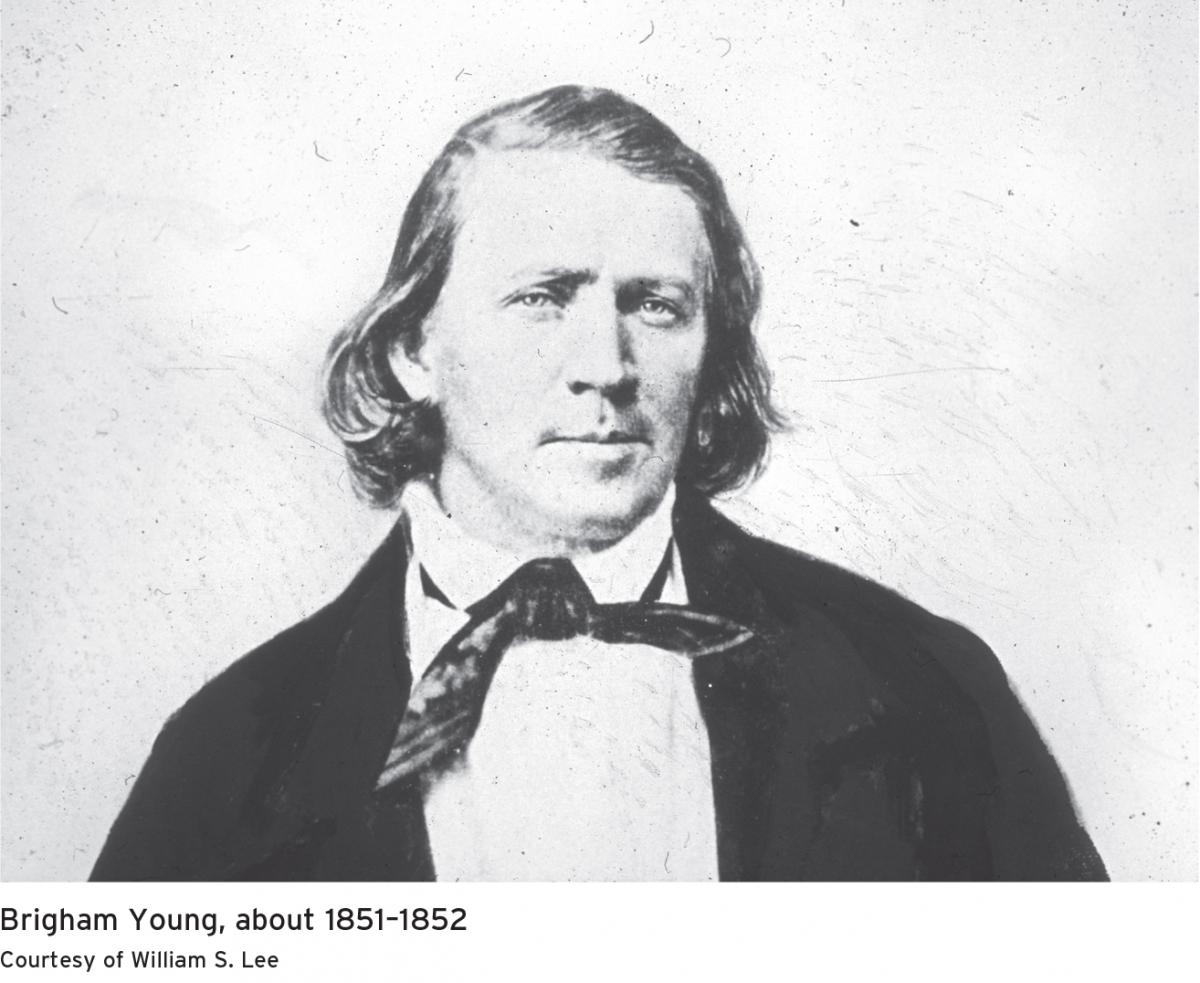 "Brigham Young, about 1851-1853"