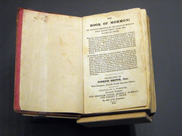 title page of the book of mormon