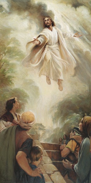painting of christ visiting the new world