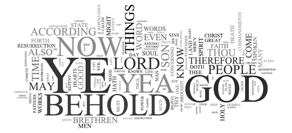 Alma's word cloud