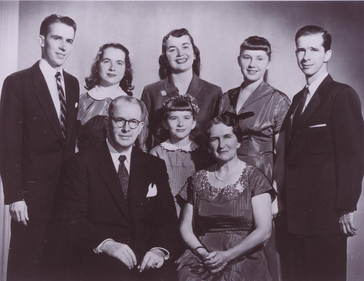 Elder Benson and family