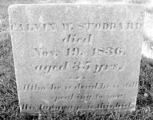 Calvin Stoddard Gravestone
