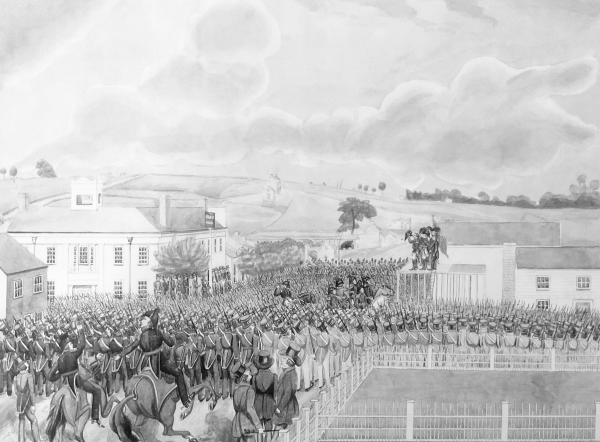 Joseph Smith Addressing the Nauvoo Legion