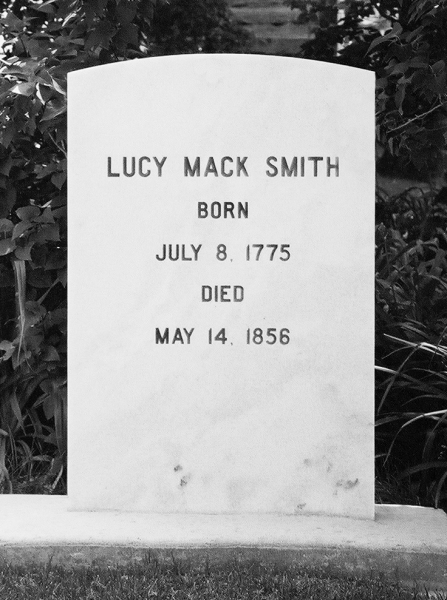 Lucy Mack Smith gravestone