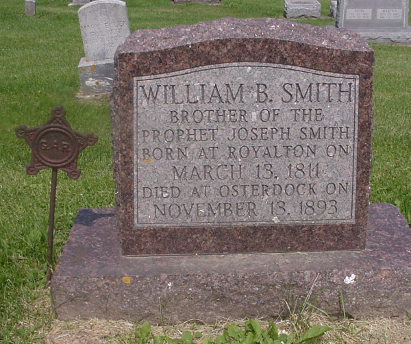 Gravestone of William B. Smith