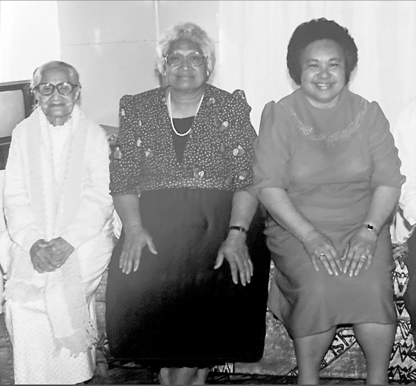 photo of three women