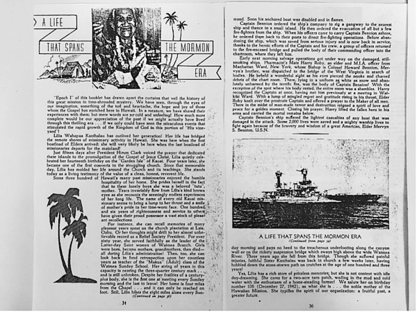 Photo of a newspaper article