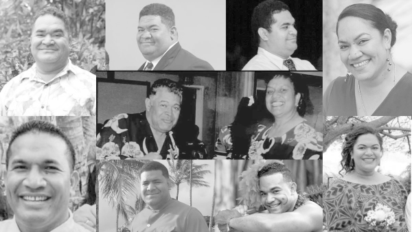 collage of photos of Viliami and Mele's children