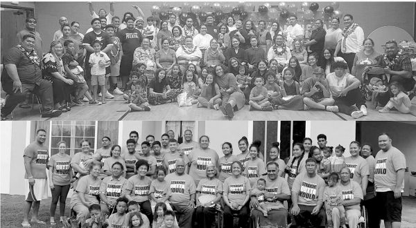 Photos of the Fa'onelua family reunion