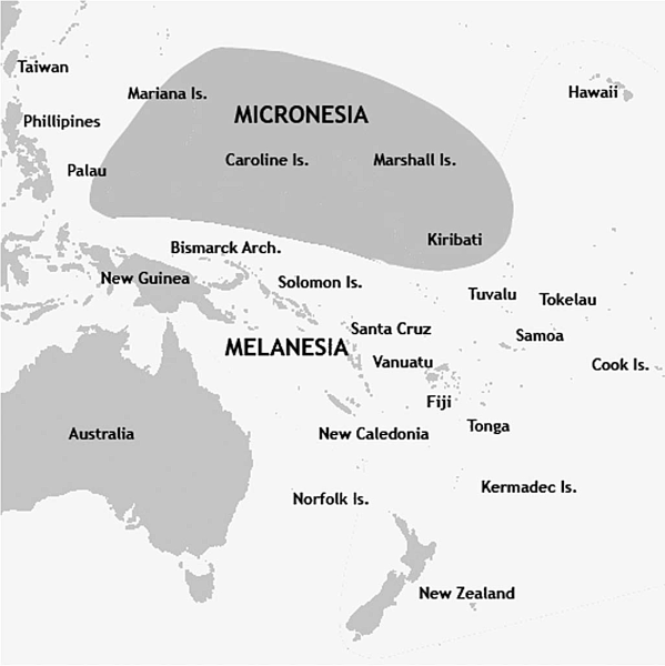 Map of Micronesia